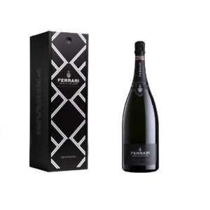 Spumante Ferrari Brut Magnum lt 1.5 Cassetta Legno