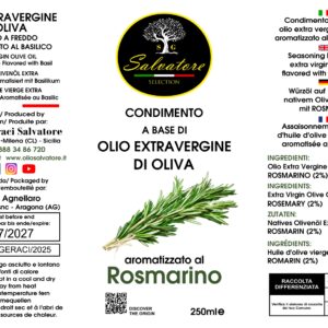 OLIO AROMATIZZATO AL ROSMARINO