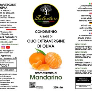 OLIO AROMATIZZATO AL MANDARINO