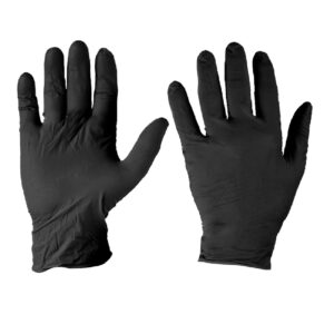 Guanti in Nitrile Senza Polvere Neri