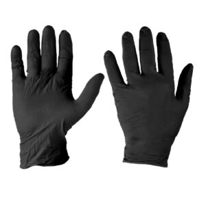 Guanti in Nitrile Senza Polvere Neri